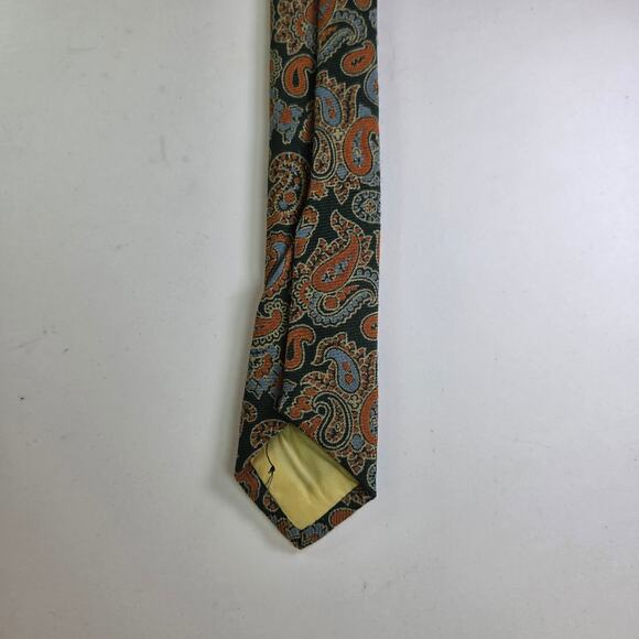 Vintage Reis Tie for Dayton’s Northbriar Shop Rust & Gray Abstract 4.25” Wide - Picture 8 of 9